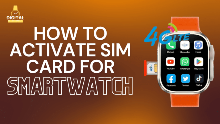 How To Activate SIM Card For Smartwatch 2024 Life Hack